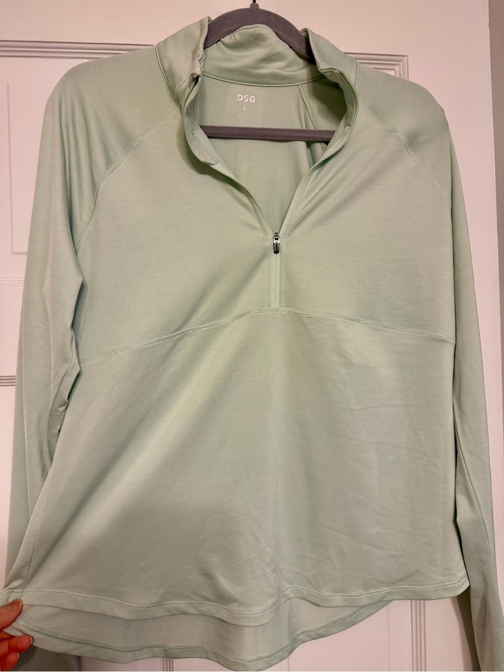 DSG Women’s Mint Green Quarter-Zip Pullover